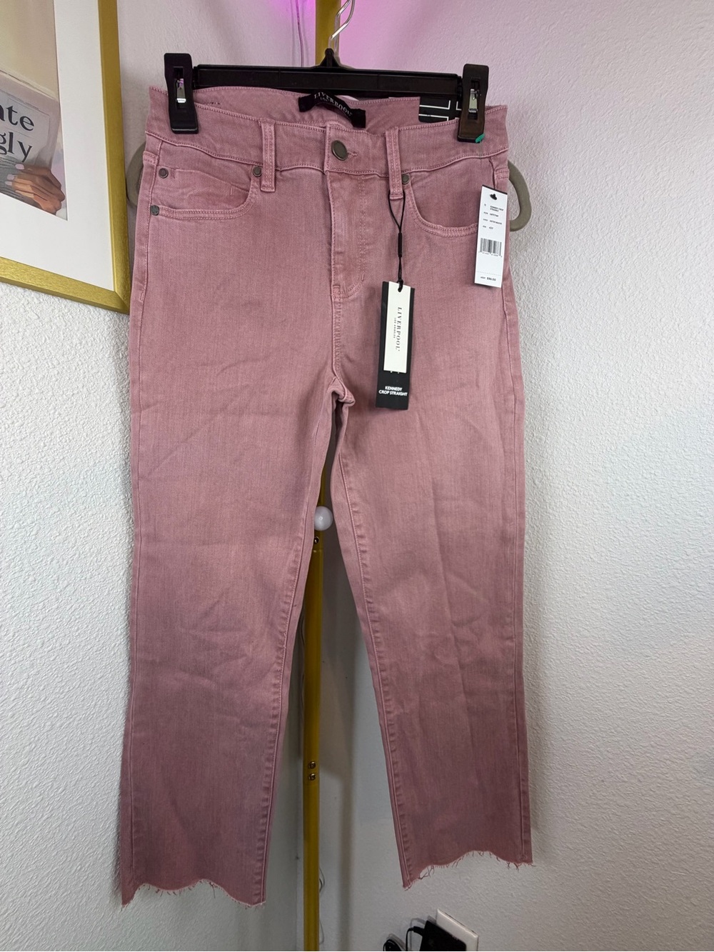 Liverpool Los Angeles - Dusty Rose Kennedy Ceop Straight Leg Jeans Mauve - 4/27